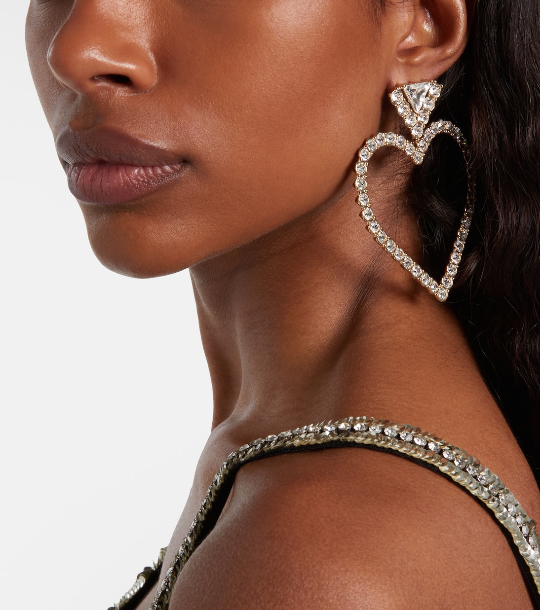 Cœur Royal embellished earrings | Valentino