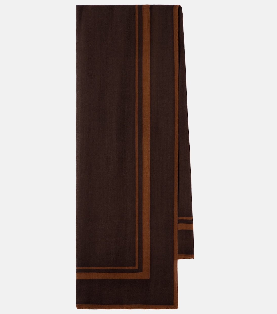 Cassandre printed wool twill scarf | Saint Laurent