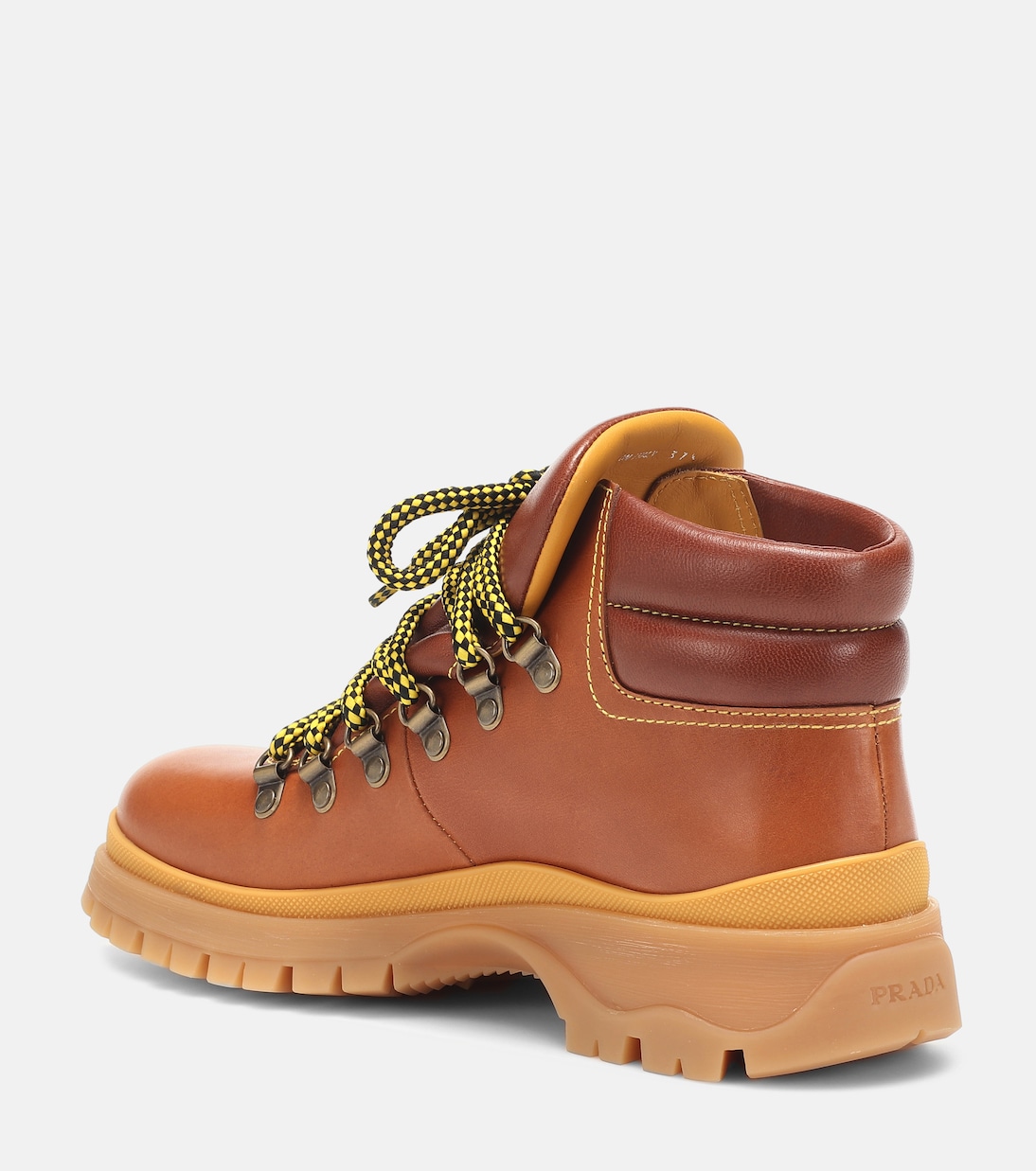 Leather ankle boots | Prada