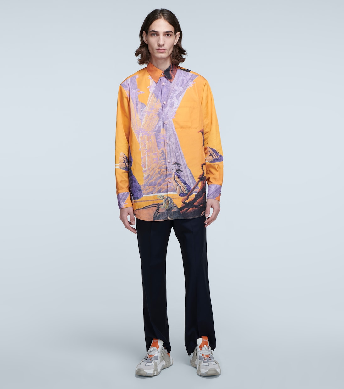 Bedrucktes Hemd Yellow City | Valentino