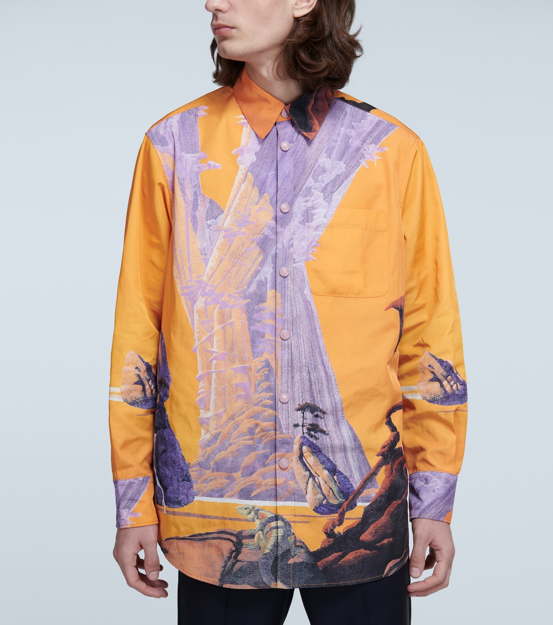 Bedrucktes Hemd Yellow City | Valentino