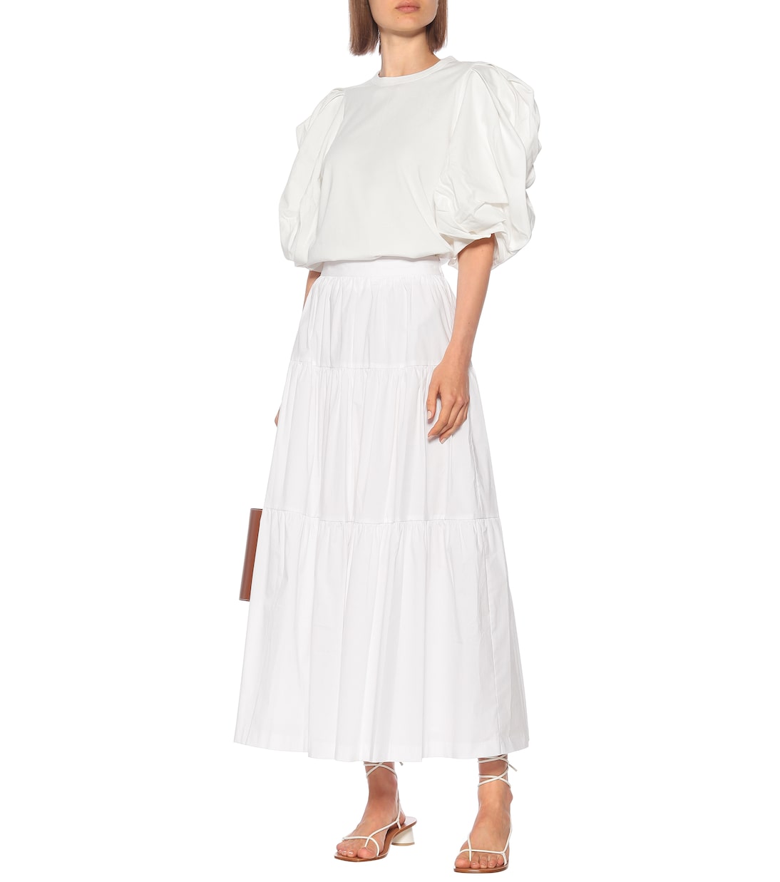 Gonna midi Sea in cotone | Staud