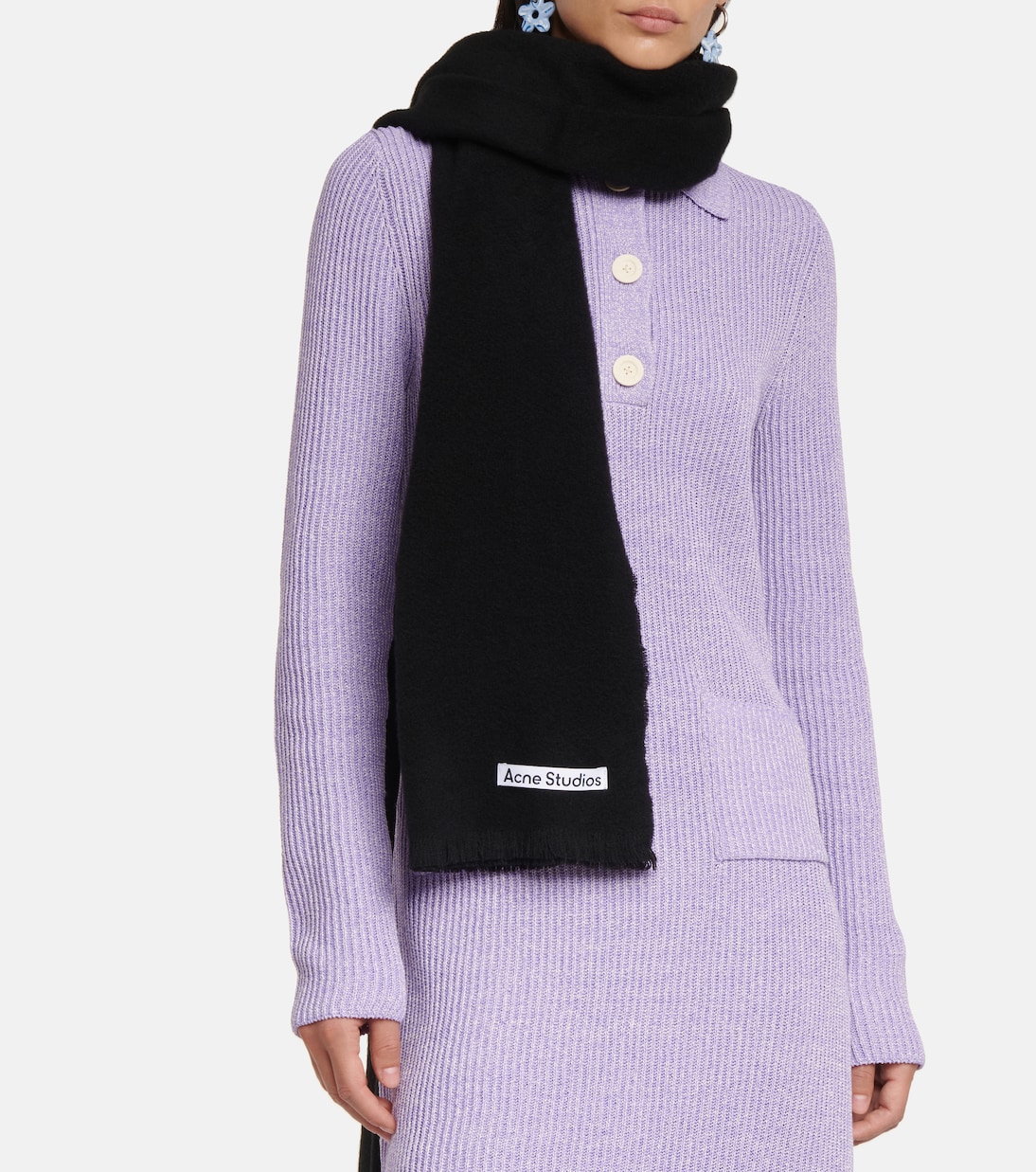 Woven wool scarf | Acne Studios