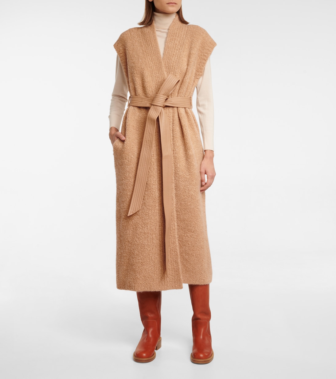 Bea cashmere and silk longline vest | Gabriela Hearst