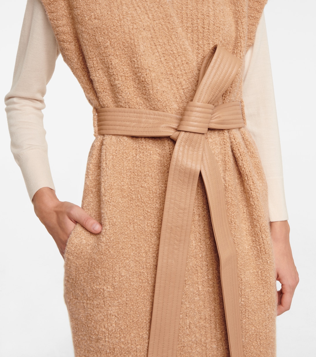 Bea cashmere and silk longline vest | Gabriela Hearst