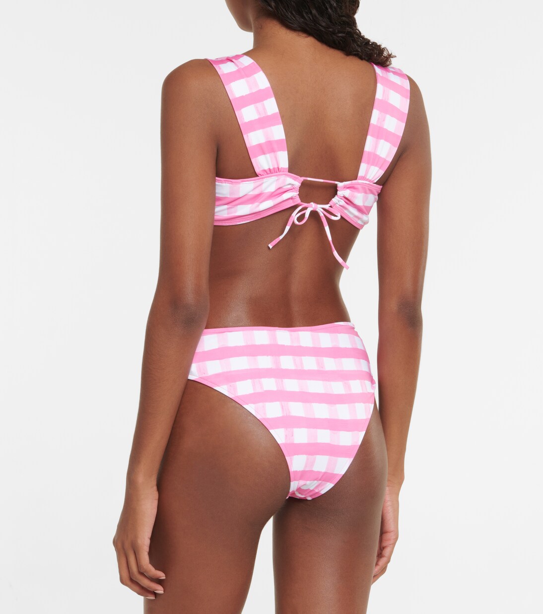 Le Bas Vichy checked bikini bottoms | Jacquemus