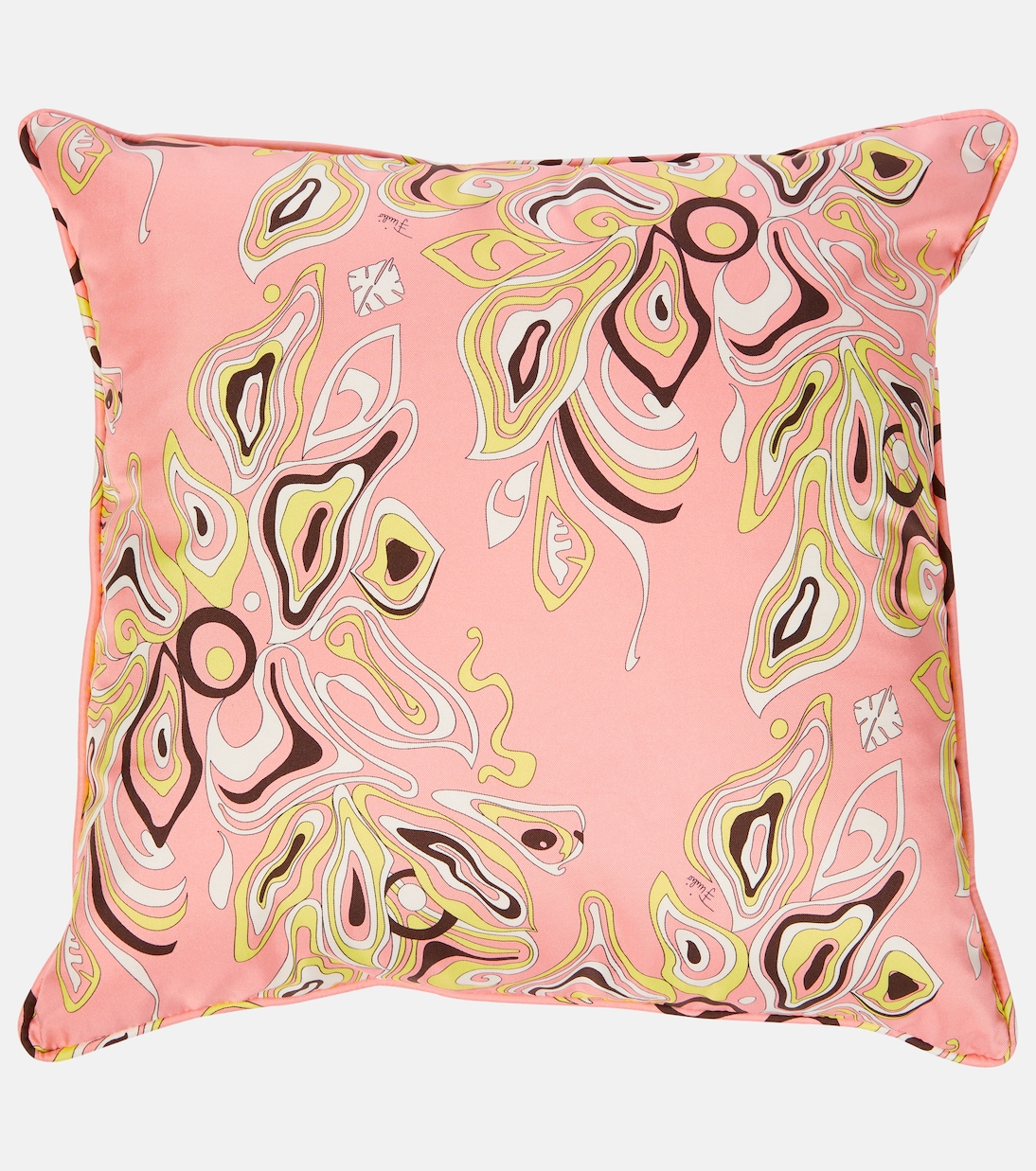 Printed silk twill pillow | Pucci
