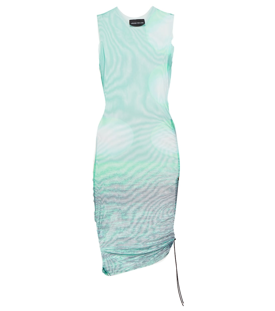 Heatwave printed mesh minidress | Louisa Ballou