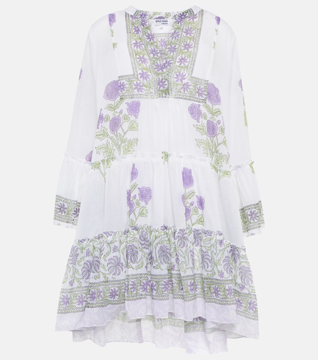 Vestido corto floral | Juliet Dunn