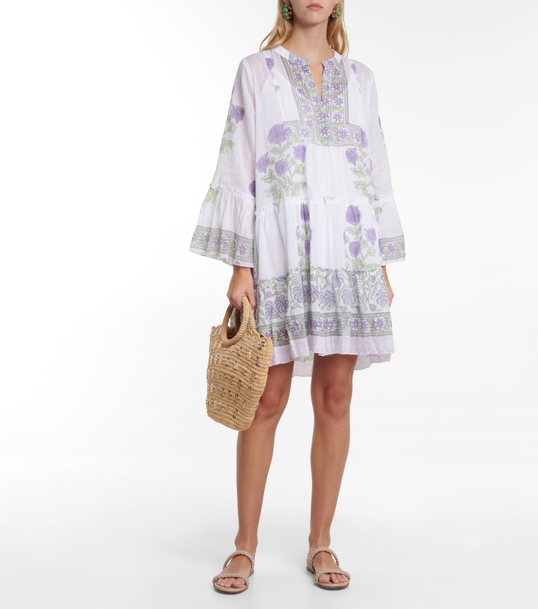 Vestido corto floral | Juliet Dunn