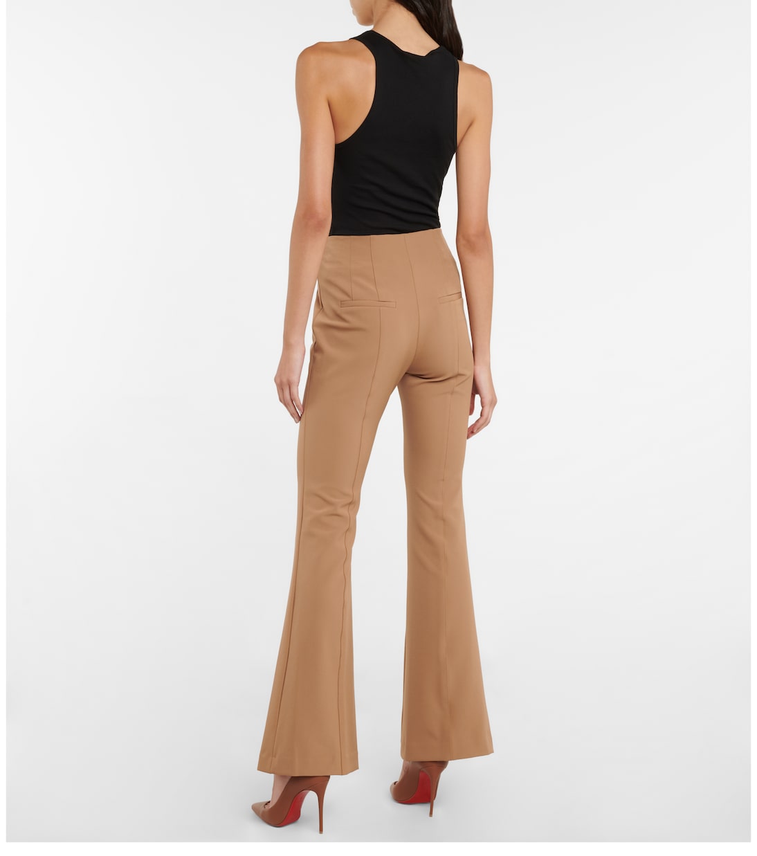Pantalon évasé Azariah à taille haute | Veronica Beard