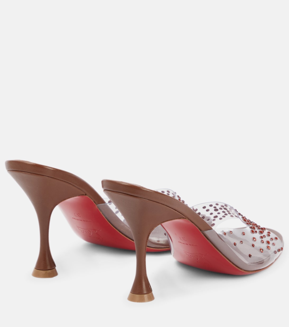 Nudes Verzierte Pantoletten Degramule | Christian Louboutin