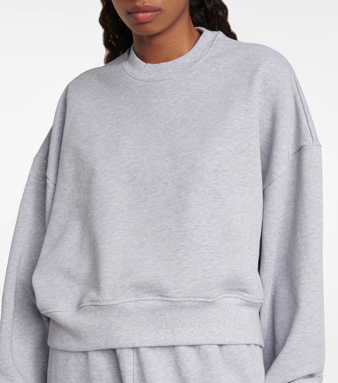 x Hailey Bieber - Felpa di cotone | Wardrobe.NYC