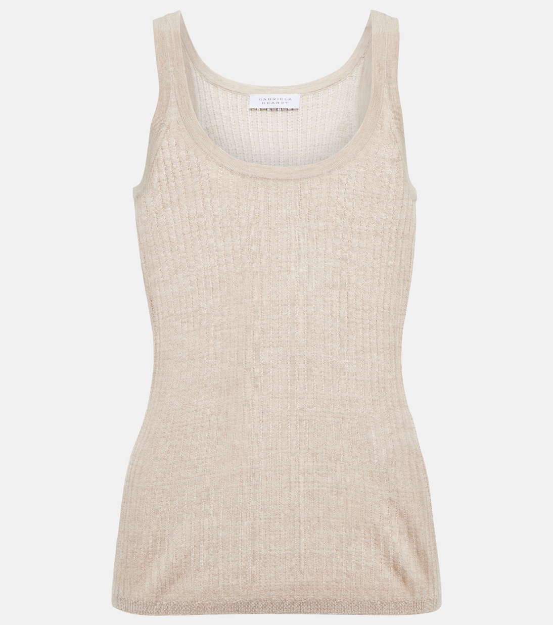 Nevin cashmere and silk tank top | Gabriela Hearst
