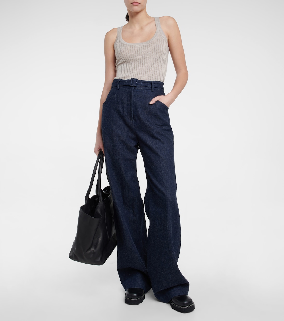 Nevin cashmere and silk tank top | Gabriela Hearst
