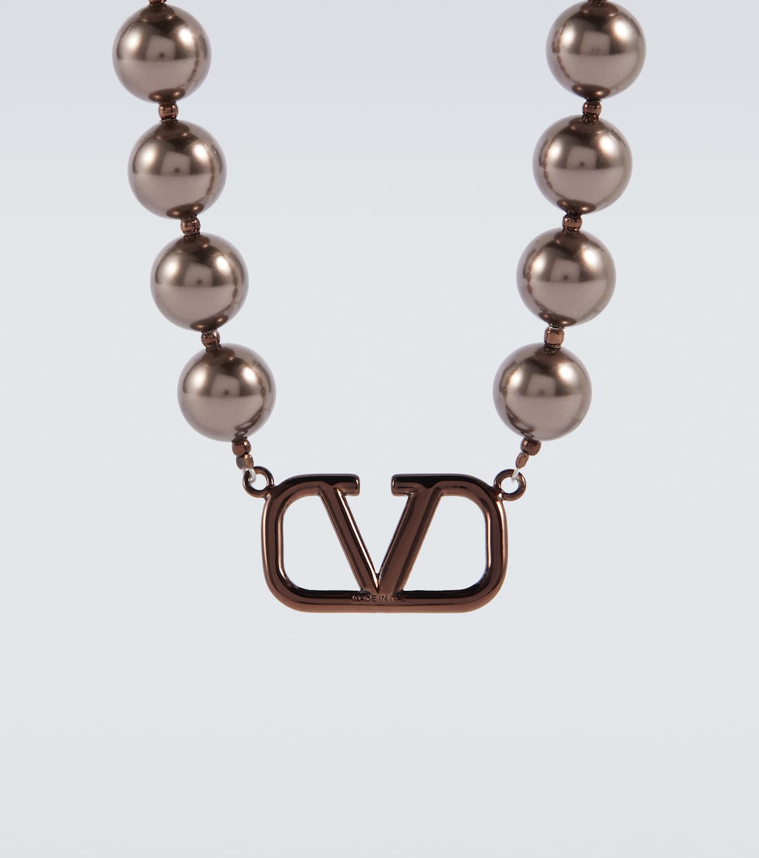 Choker mit Swarovski Perlen in Braun Valentino Garavani Mytheresa