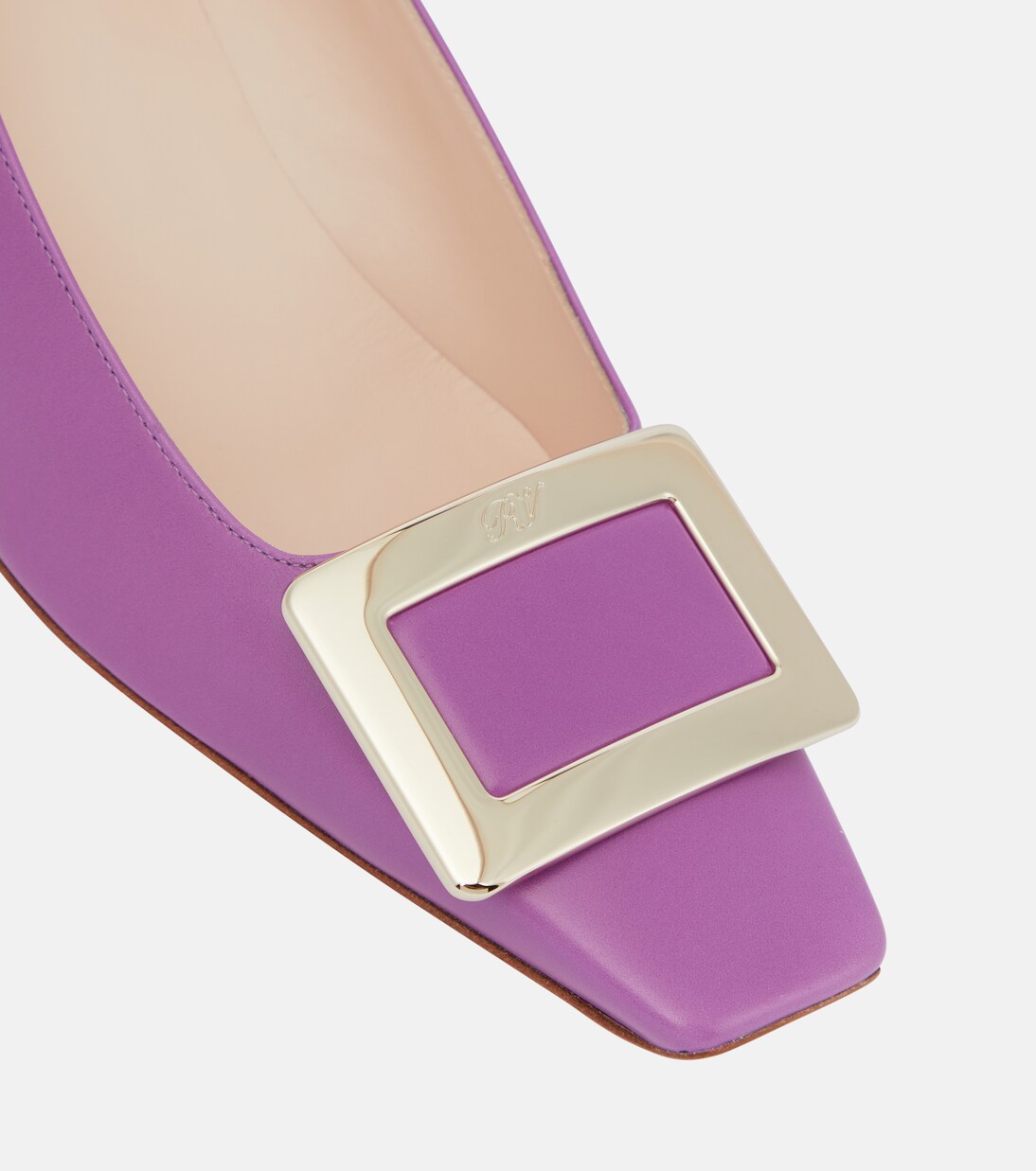 Belle Vivier patent leather pumps in purple - Roger Vivier