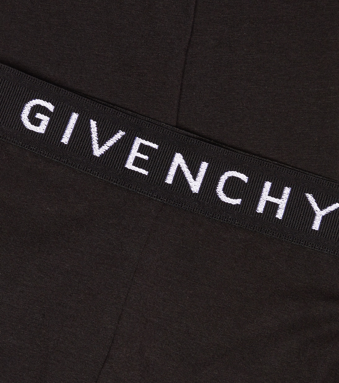 Leggings in misto cotone con logo | Givenchy Kids