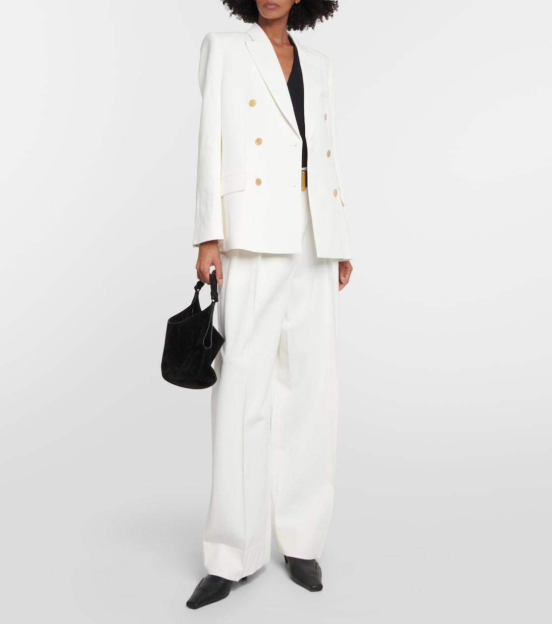Nathan double-breasted blazer | Khaite