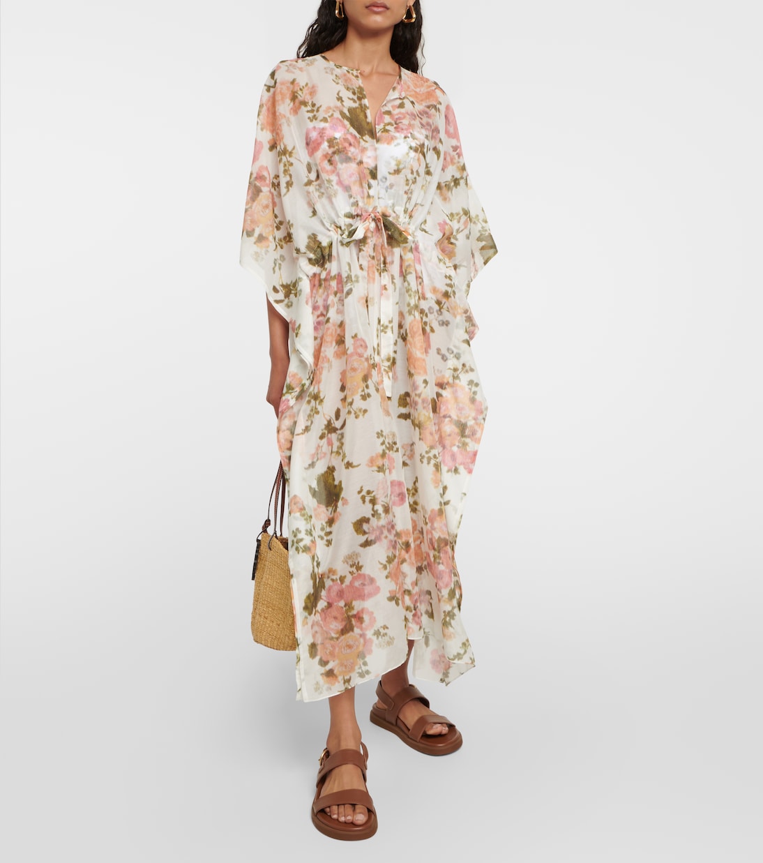 Abito midi Radmilla con stampa | Erdem