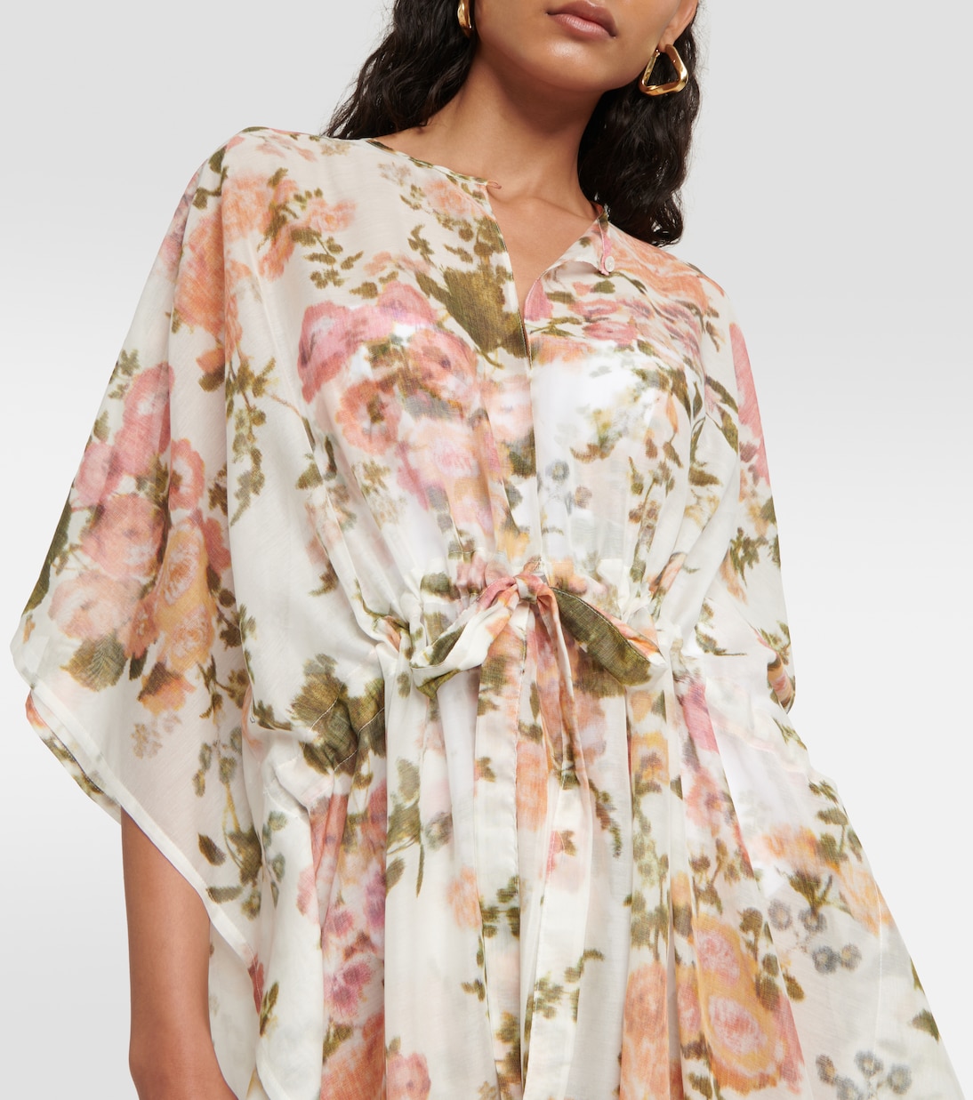 Abito midi Radmilla con stampa | Erdem