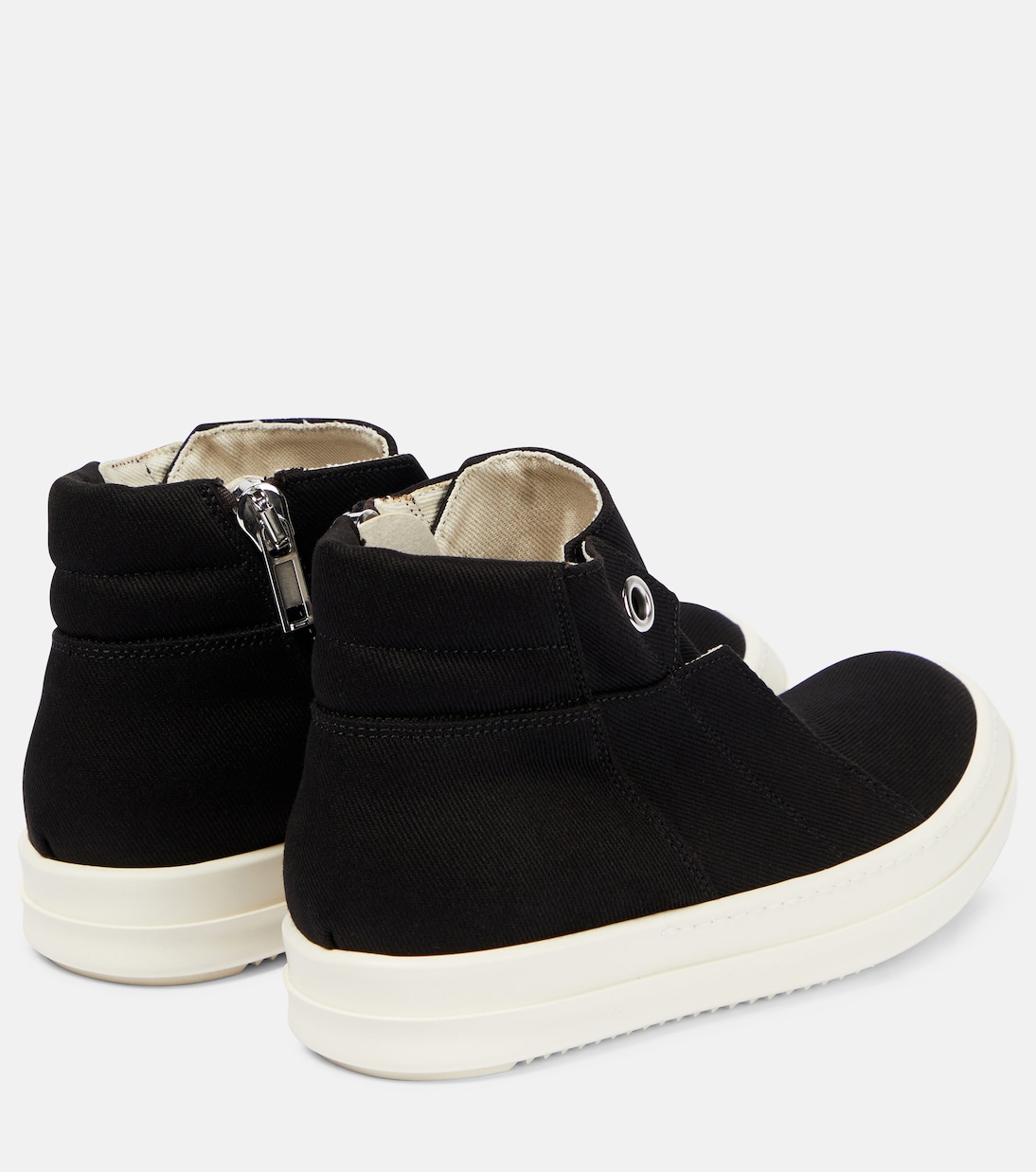 Dunk denim high-top sneakers | Rick Owens