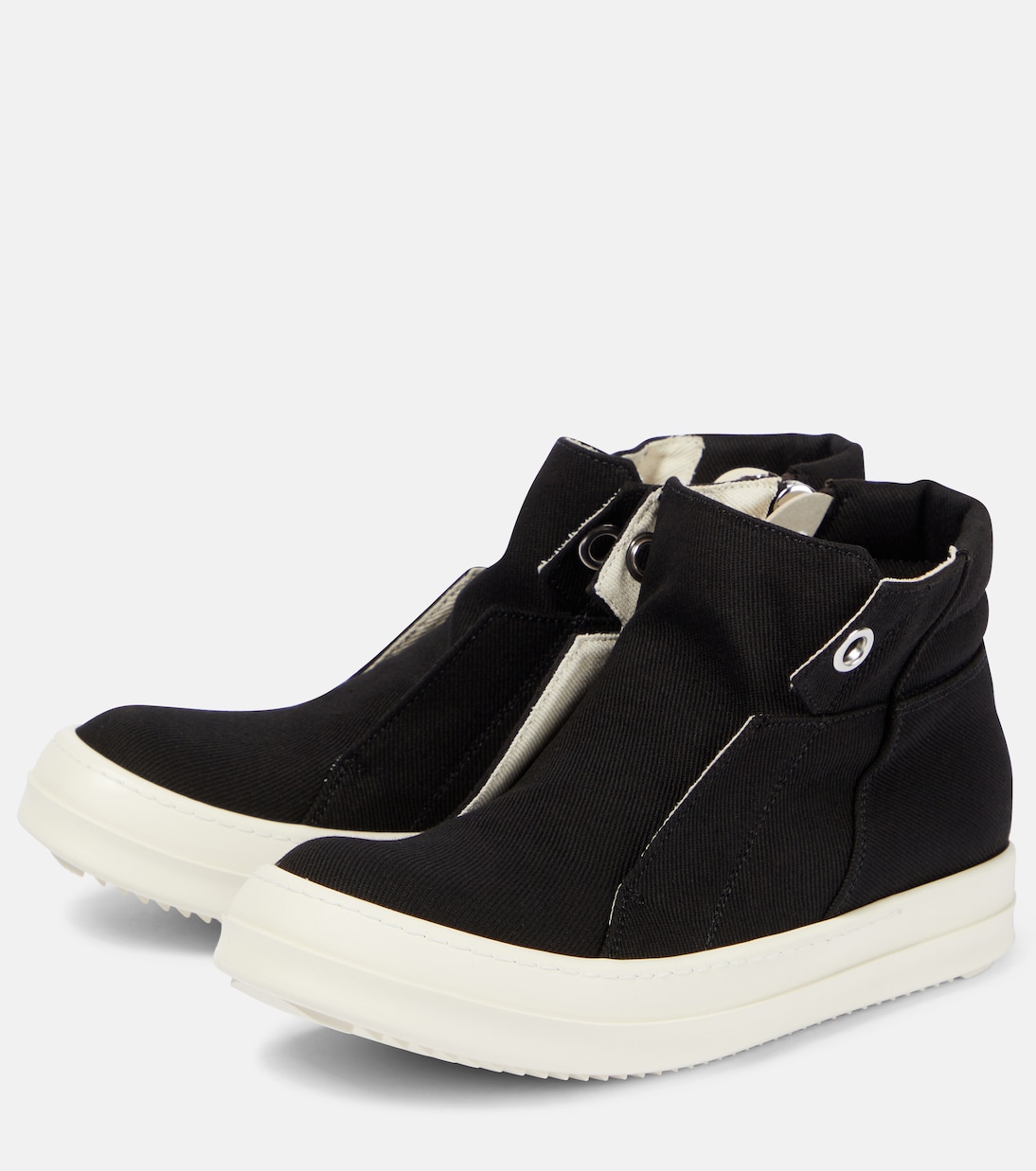 Dunk denim high-top sneakers | Rick Owens