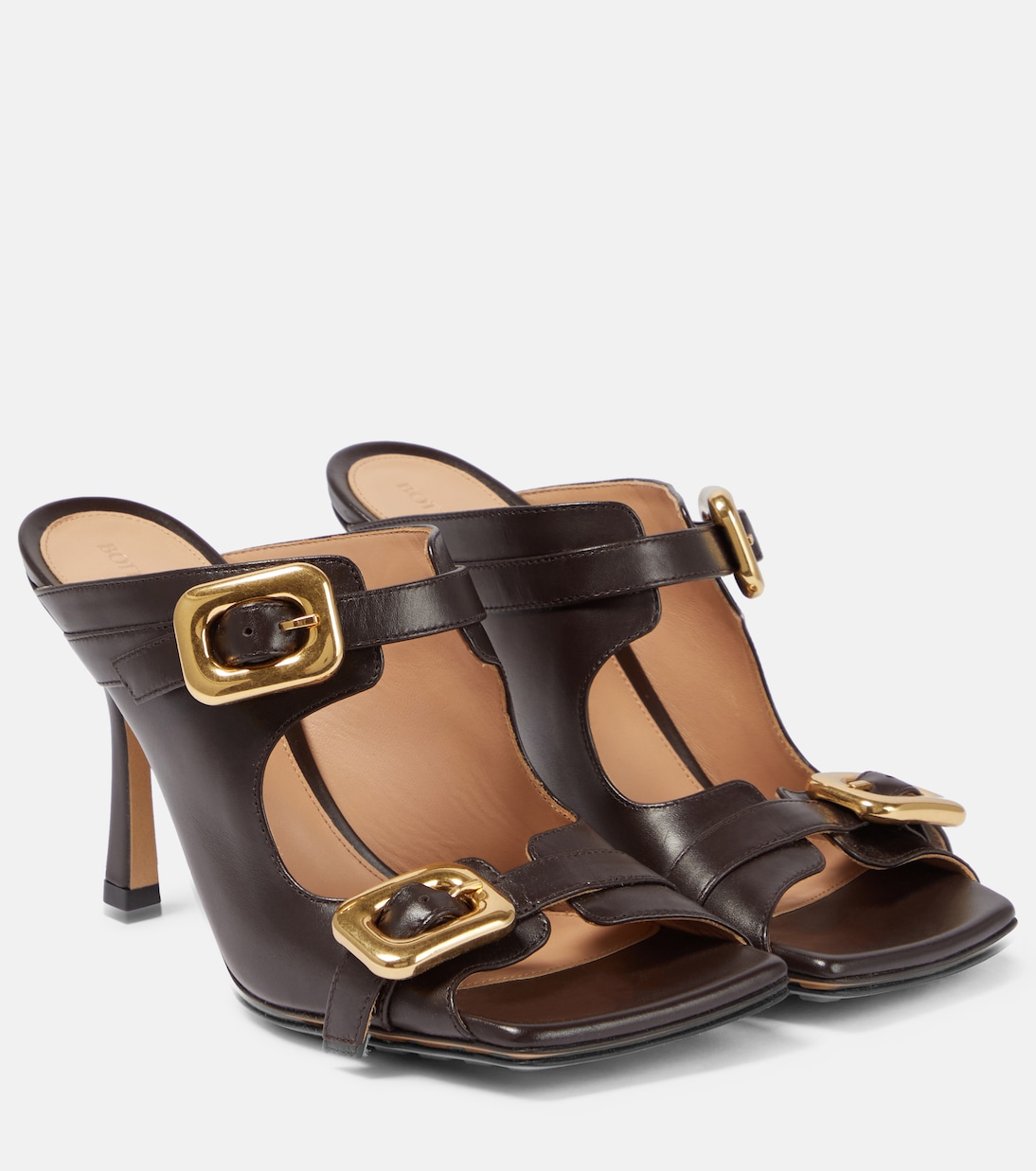 Sandalen Stretch Buckle aus Leder | Bottega Veneta
