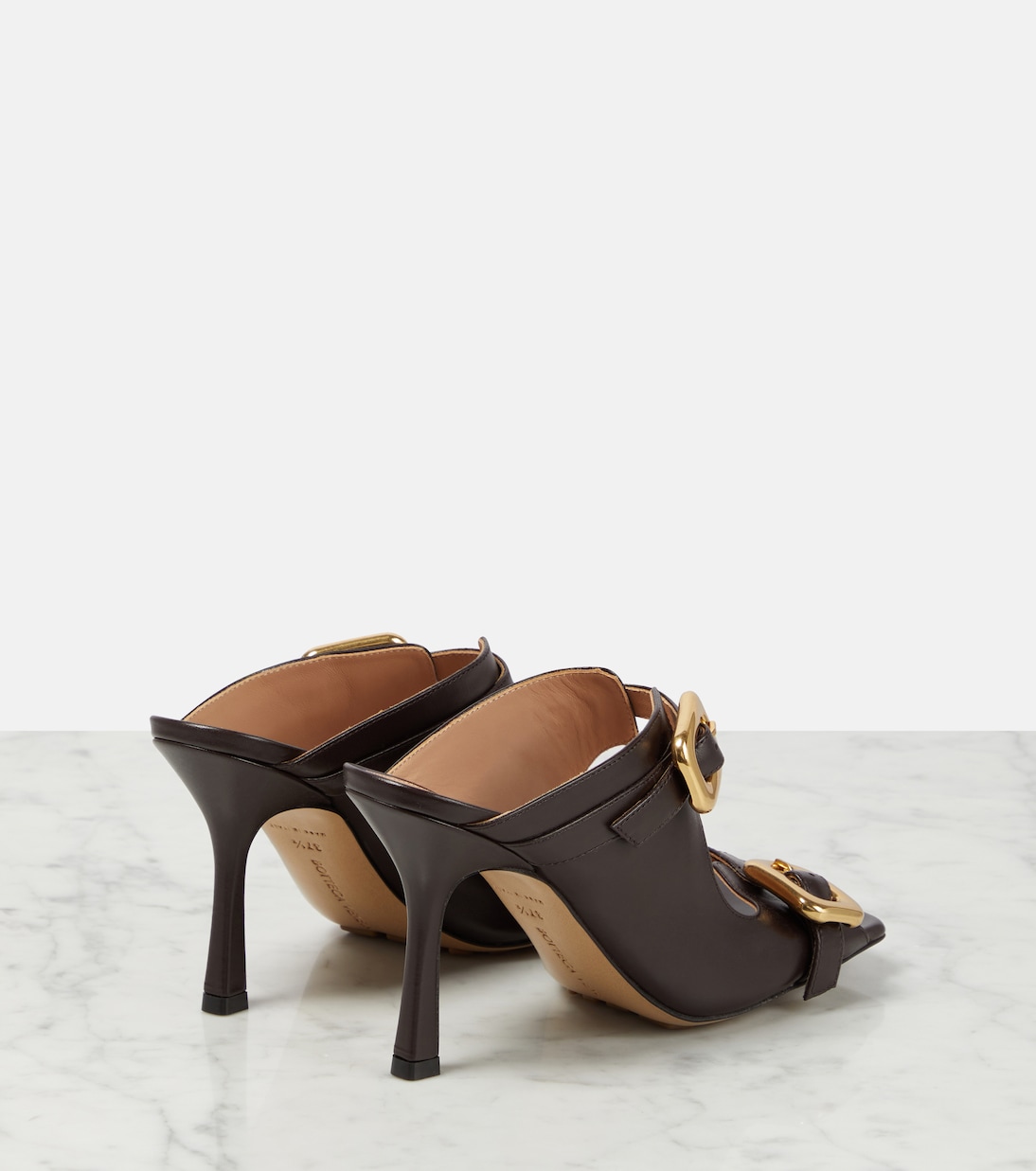 Sandalen Stretch Buckle aus Leder | Bottega Veneta