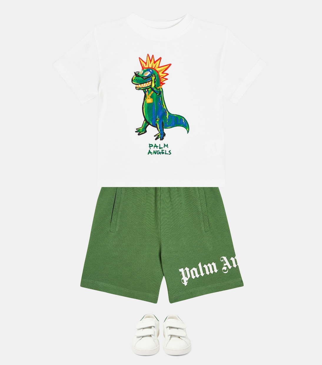 Short en coton à logo | Palm Angels Kids