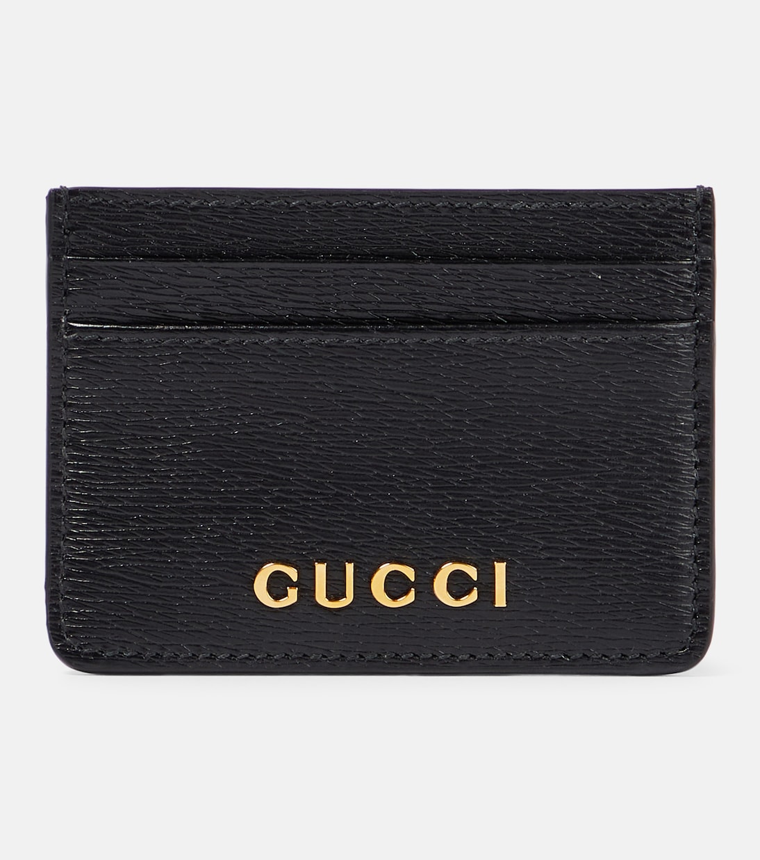 Kartenetui Gucci Script aus Leder | Gucci
