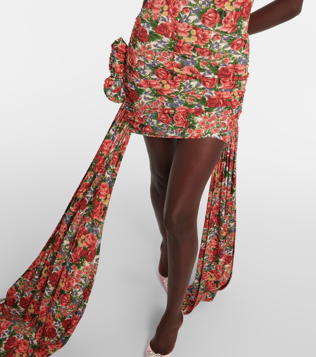 Minifalda floral drapeada | Magda Butrym