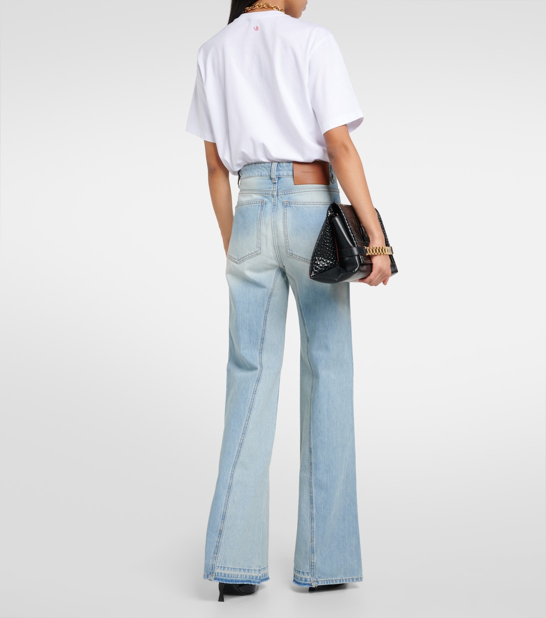Jean ample à taille haute | Victoria Beckham