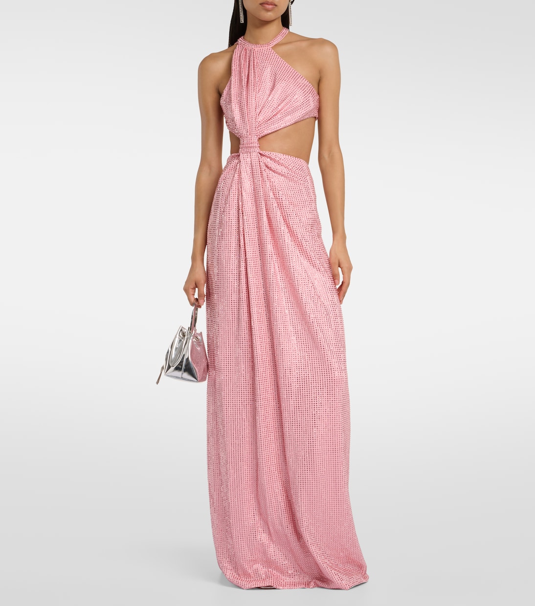 Crystal-embellished jersey gown | Area