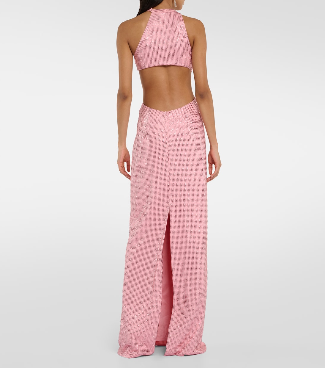 Crystal-embellished jersey gown | Area