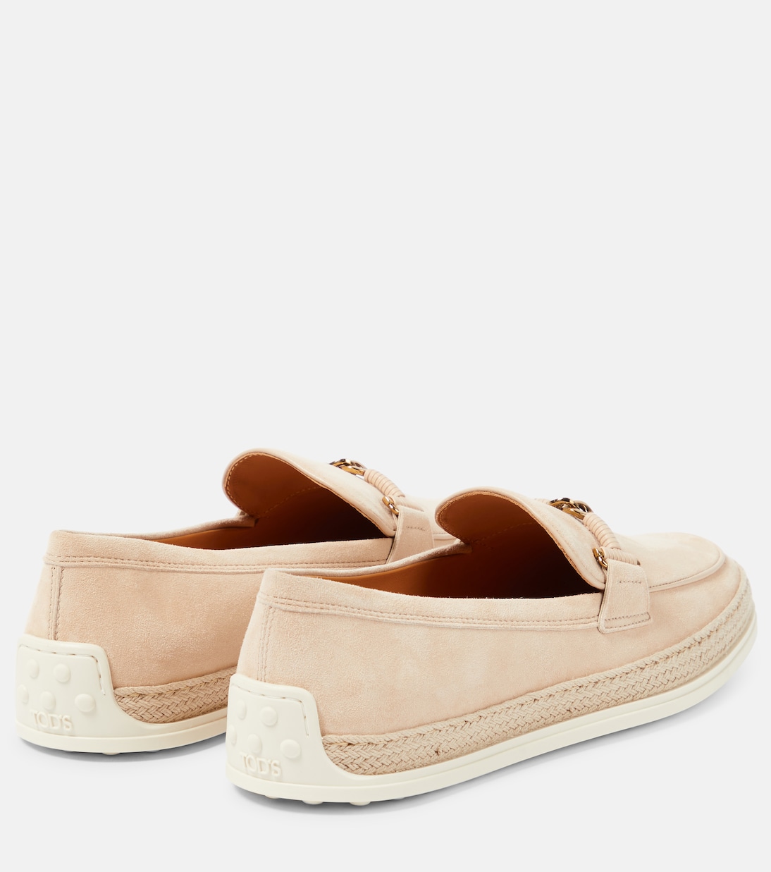 Mocassini Double T Ring in suede | Tod's