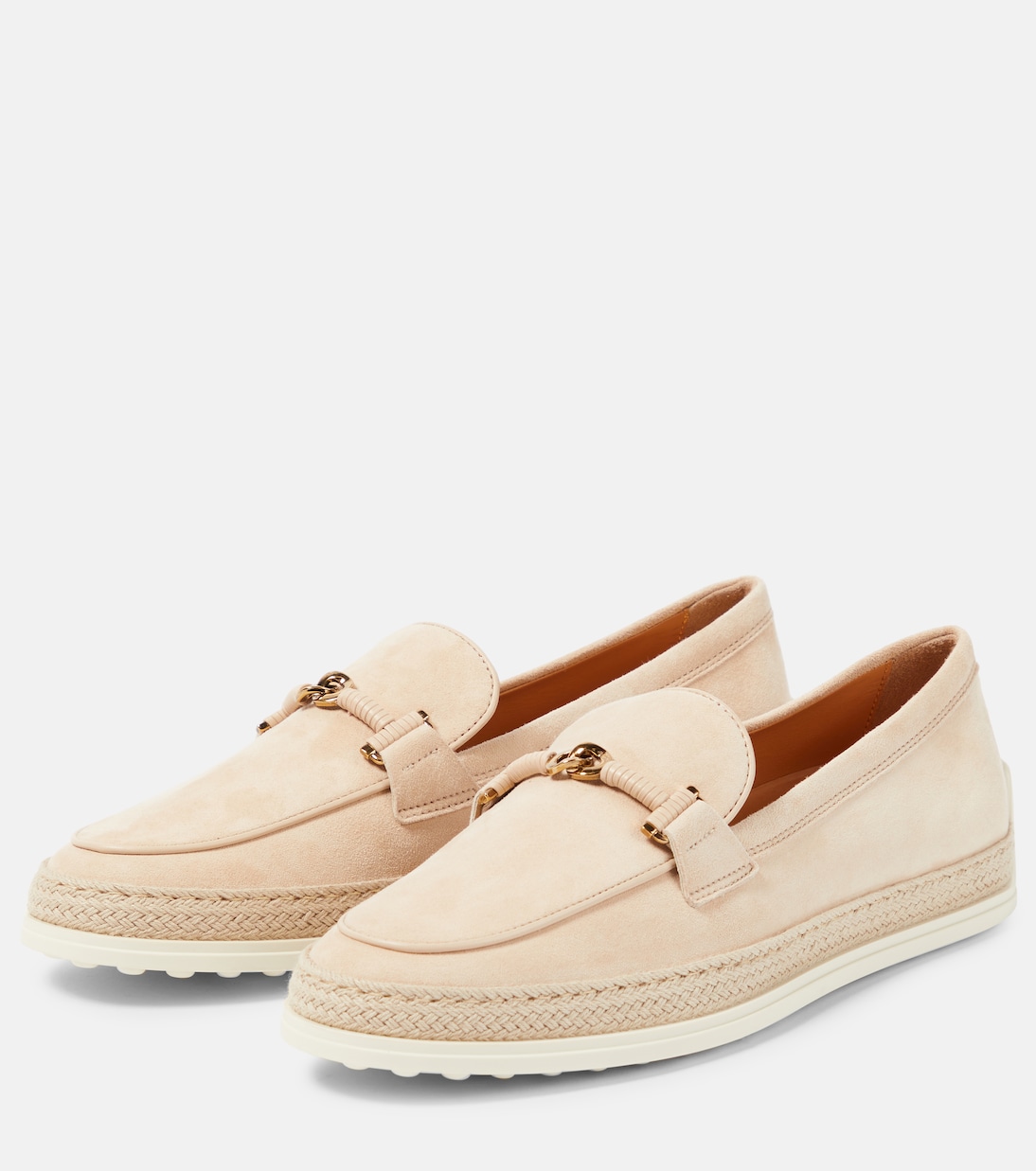 Mocassini Double T Ring in suede | Tod's