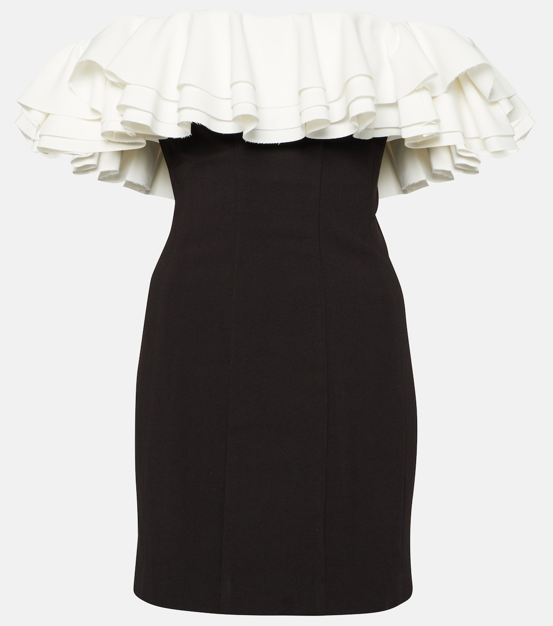 Kiara off-shoulder ruffled minidress | Staud