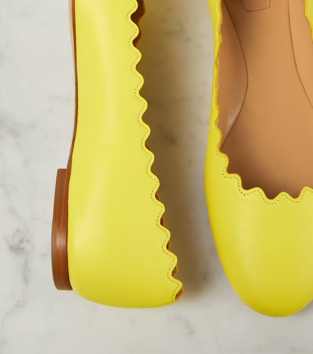 Ballerinas Lauren aus Leder | Chloé