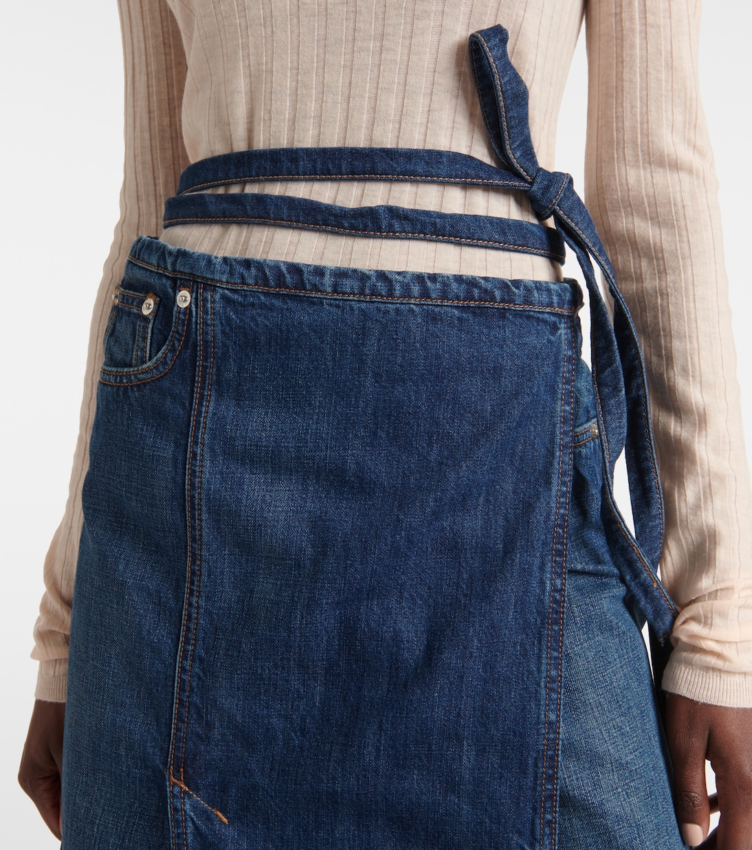 Denim wrap skirt | Sportmax