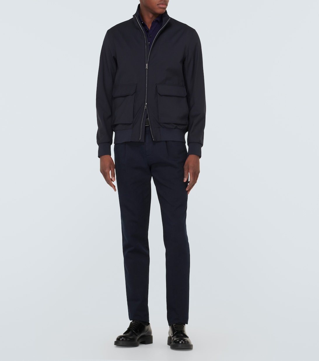 Virgin wool bomber jacket | Herno