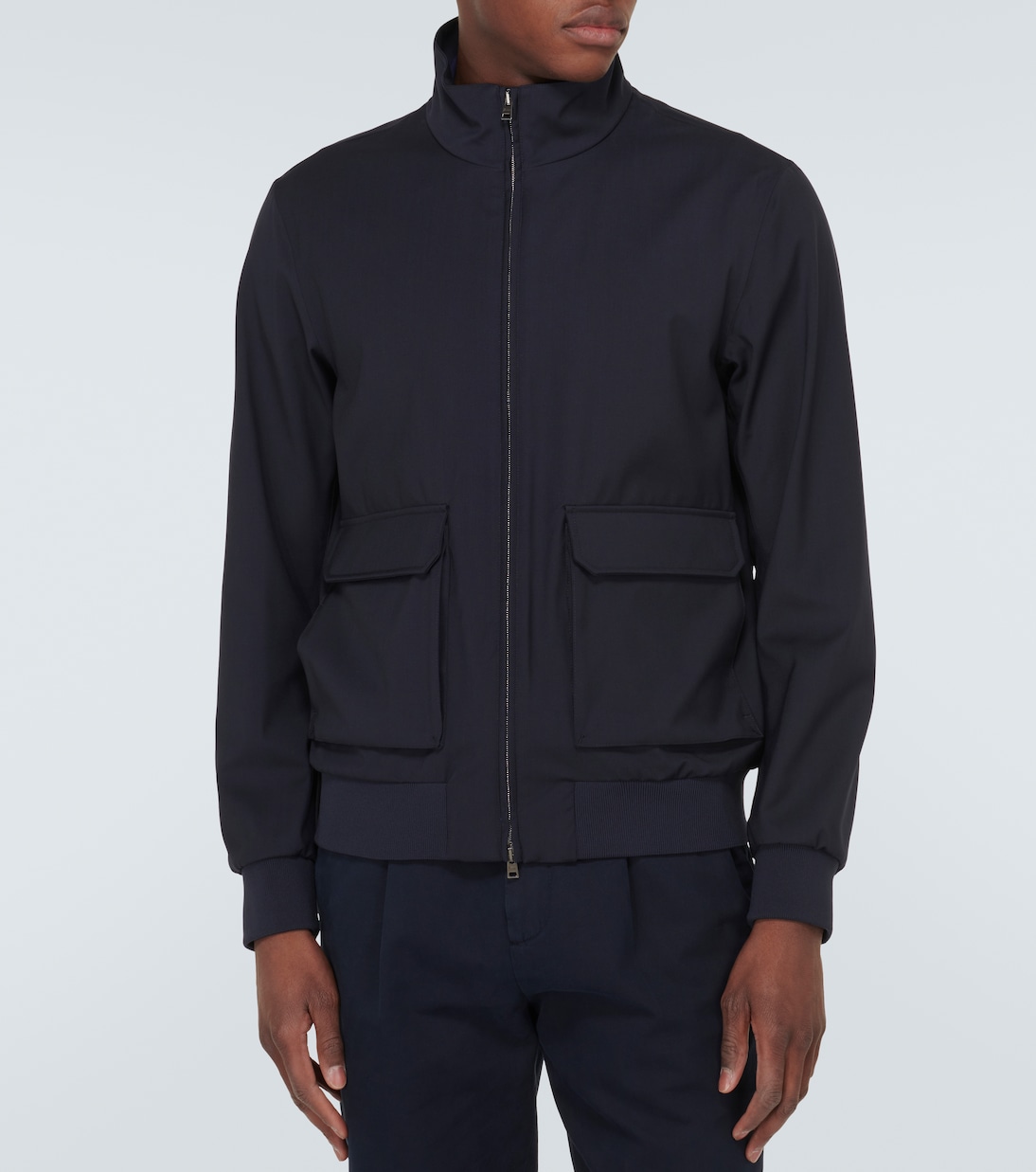 Virgin wool bomber jacket | Herno