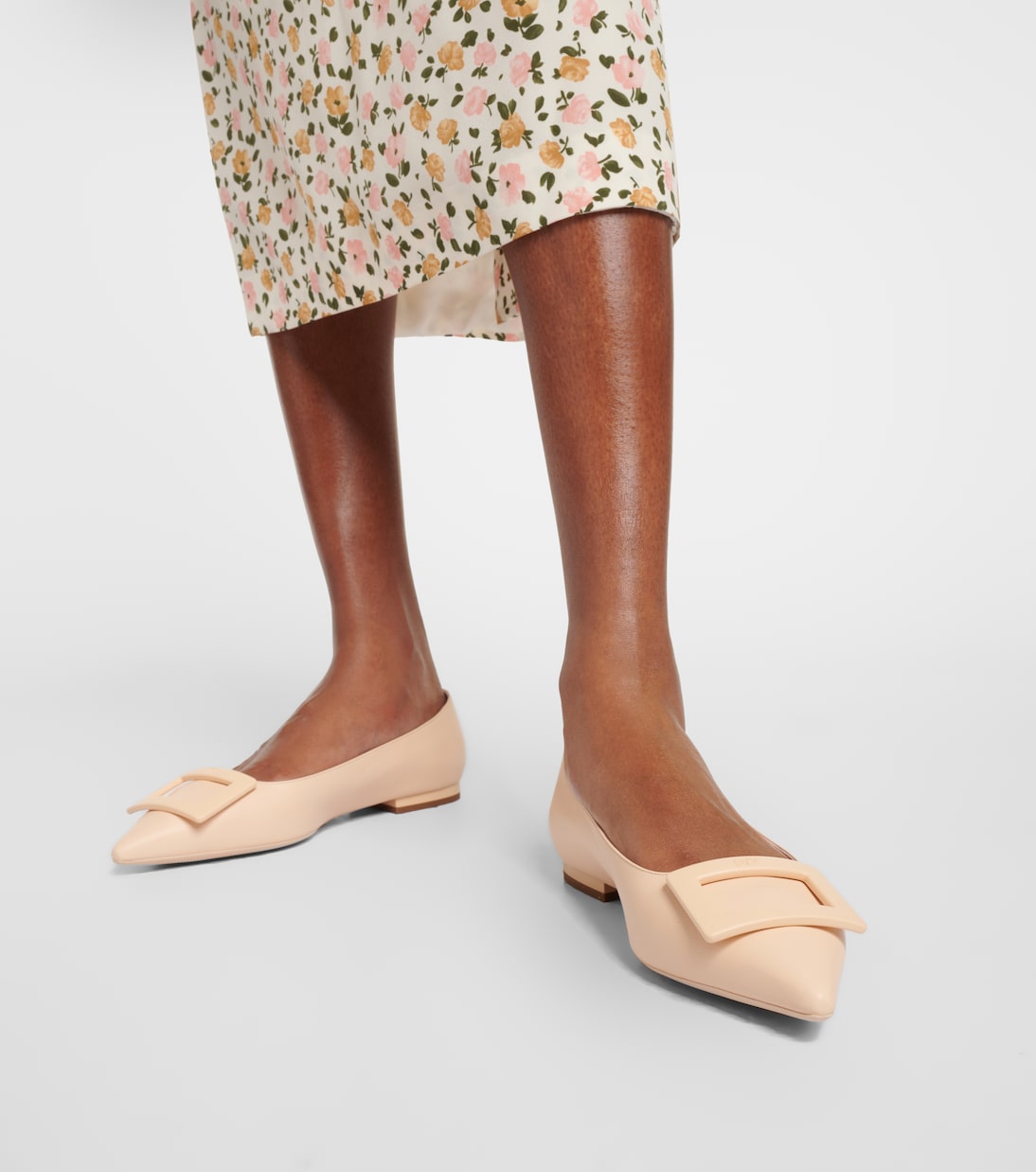 Ballerines Gommettine Ball en cuir verni | Roger Vivier