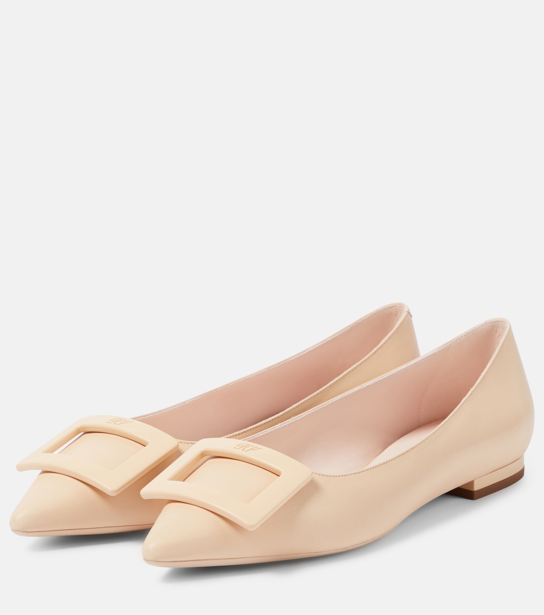 Ballerines Gommettine Ball en cuir verni | Roger Vivier