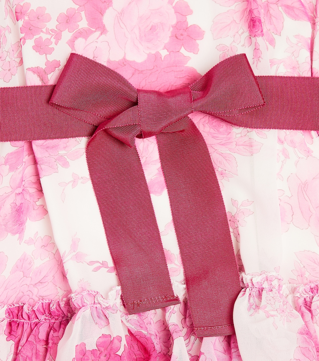 Bedrucktes Kleid aus Georgette | Monnalisa