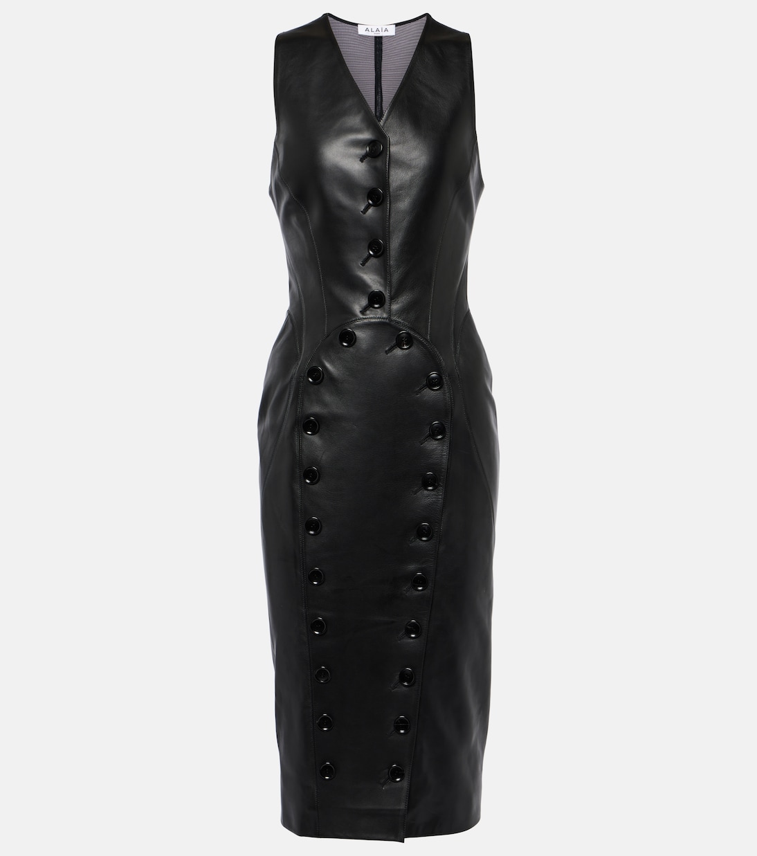 Abito midi in pelle | Alaïa