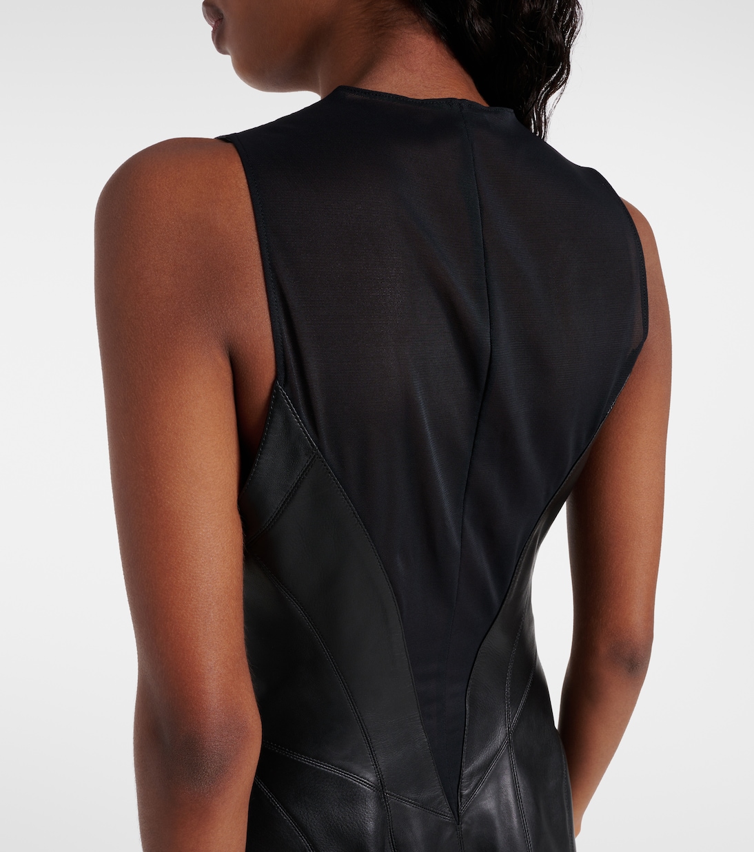 Abito midi in pelle | Alaïa