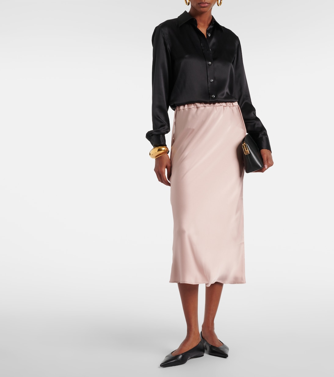 Gonna midi in raso | Max Mara