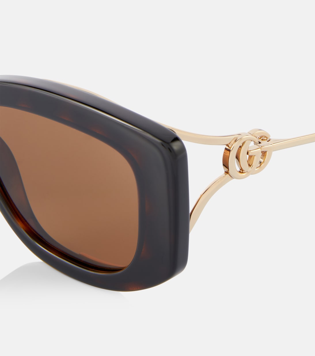 Occhiali da sole squadrati Double G | Gucci