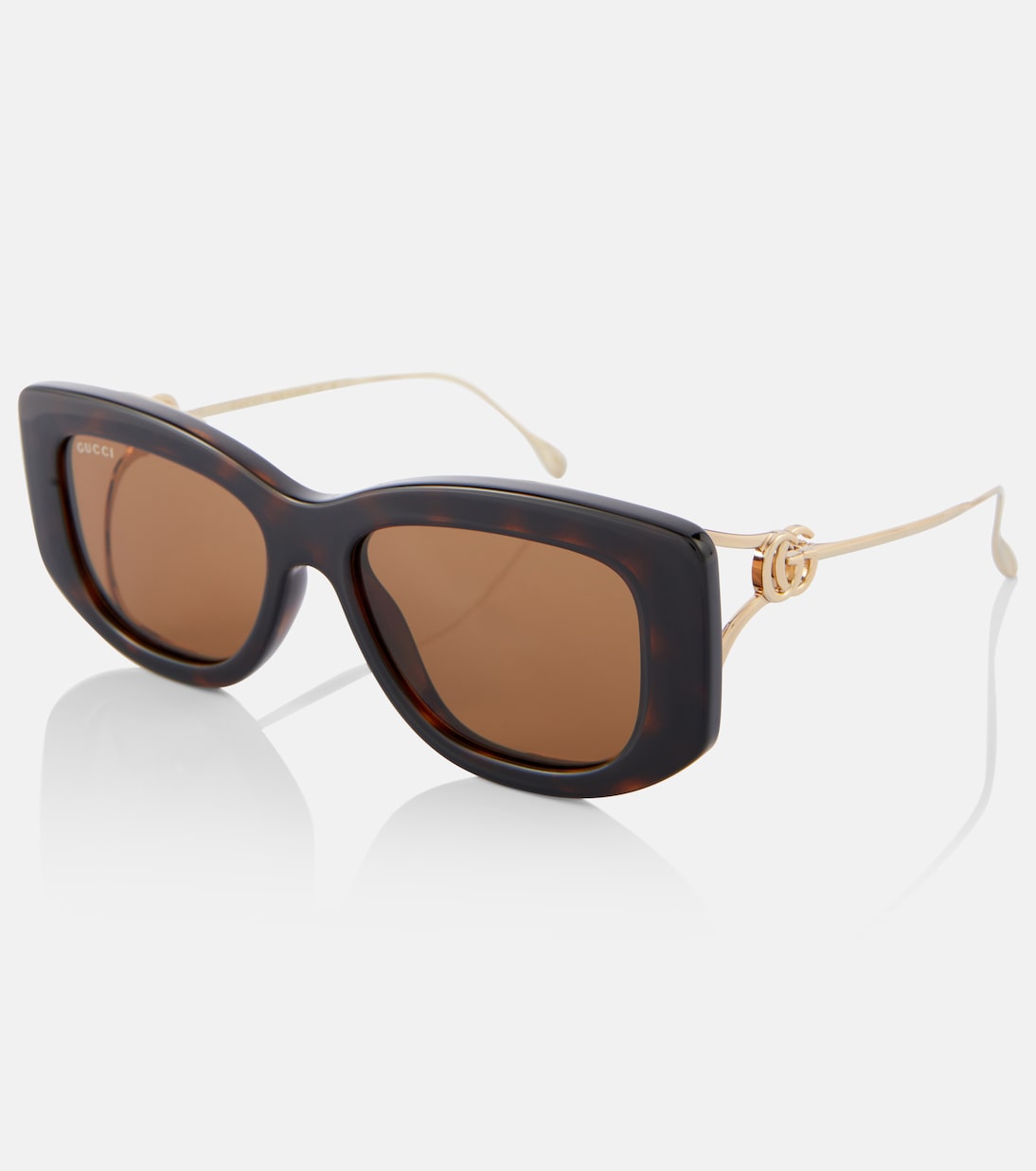 Occhiali da sole squadrati Double G | Gucci